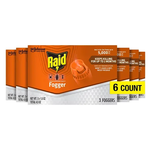 Vista 9 de Raid - Fumigadores concentrados de largo alcance, 4.5 oz (Paquete de 3 x 1.5 oz)