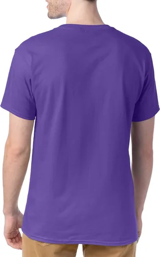 Vista 3 de Hanes ComfortSoft - Camiseta de manga corta para hombre (paquete de 4)