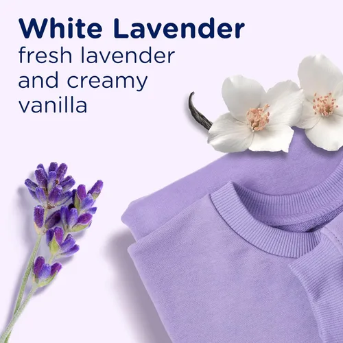 Vista 5 de Downy Light - Cuentas potenciadoras de aroma de lavandería para lavadora, aroma de lavanda blanca, 13.4 onzas, sin perfumes fuertes