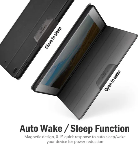 Vista 8 de Antbox Funda para iPad de 9ª generación/iPad de 8ª generación con portalápices Funda inteligente de cuero vegano para iPad de 10.2 pulgadas 9ª/8ª/7ª