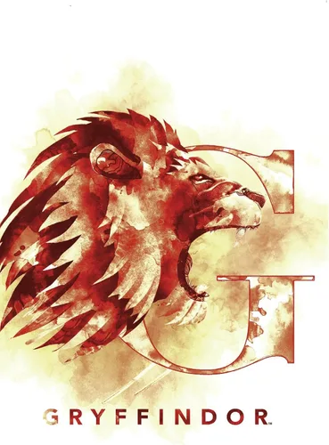 Vista 12 de Trends International Wizarding World: Harry Potter-Gryffindor - Póster de pared con logotipo de la casa ilustrada, 14.725 x 22.375 pulgadas, versión