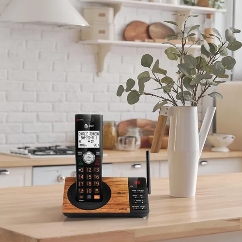 Vista 11 de AT&T CL82267 DECT 6.0 - Teléfono inalámbrico de 2 auriculares para el hogar con contestadora, bloqueo de llamadas, identificador de llamadas por