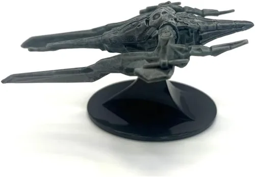 Vista 5 de Generic Star Trek Starship Colección de 3 unidades: U.S.S. Enterprise NCC-1701 / U.S.S. Franklin/Swarm Ship réplicas con pedestales/soportes de 3
