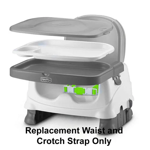 Vista 2 de Fisher-Price - Correa de repuesto para asiento elevador de cuidado saludable B7275, incluye 1 cintura verde y correa de entrepierna