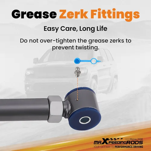 Vista 4 de maXpeedingrods Brazos de control delanteros de 0-6 pulgadas para Dodge Ram 1500 2500 3500 1994-2009, kit de brazo de control ajustable