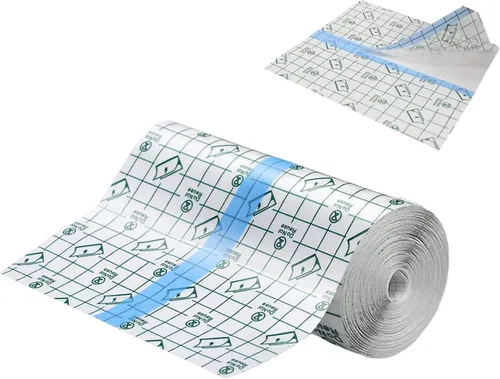Vista 7 de Vendaje adhesivo impermeable para el cuidado posterior del tatuaje, vendajes protectores de curación de segunda piel, cinta elástica transparente