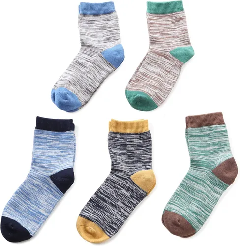 Vista 2 de Kids Boys Soft Fashion Cotton Dress Socks Gift