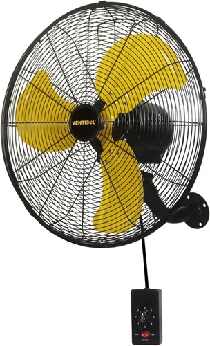 VENTISOL Ventilador de pared oscilante de alta velocidad de 18 pulgadas, 3 velocidades, 4,200 CFM, oscilación de 90 grados para el hogar, talleres,