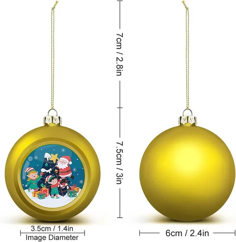 Vista 2 de Floral Blue Marble Monogram Letter Alphabet Initial S Christmas Balls Ornaments,Letters Keepsake,Red Hanging Ornaments Balls for Christmas Trees