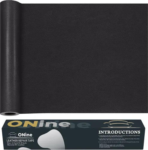 Vista 46 de ONine Reparación profesional de cuero para sofá, cinta de reparación de cuero de 3 x 60 pulgadas (cuero gris oscuro)