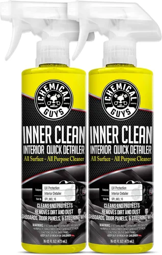 Vista 14 de Chemical Guys SPI_663_16 InnerClean Detallador y protector rápido de interiores (16 fl oz/473 ml), amarillo