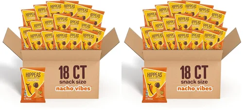 Vista 14 de HIPPEAS Chips de tortilla de garbanzos, Nacho Vibes Snacks sin gluten, sin lácteos, veganos, 1 oz, paquete de 18, 0.11 onzas de proteína, 0.11 onzas