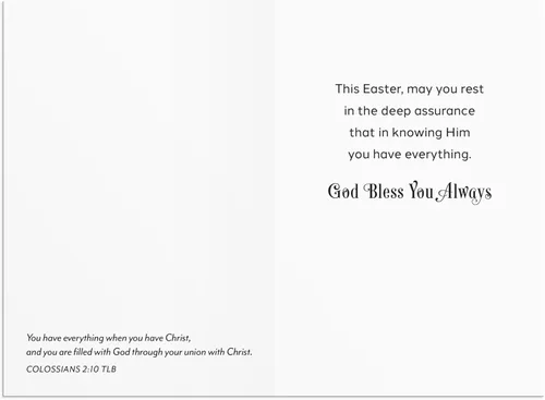 Vista 6 de DaySpring - Bendiciones de Pascua - Surtido de 8 diseños con Escrituras - 24 tarjetas y sobres de Pascua en caja (U1617)