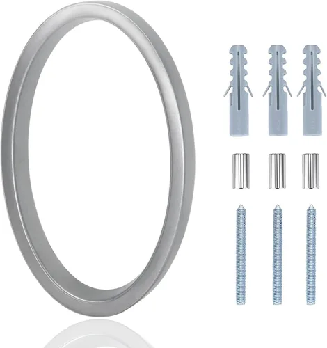 Vista 44 de Números de casa blancos para exterior moderno - Números de casa flotantes modernos de 5 pulgadas, crean sombras atractivas e interesantes, número 7
