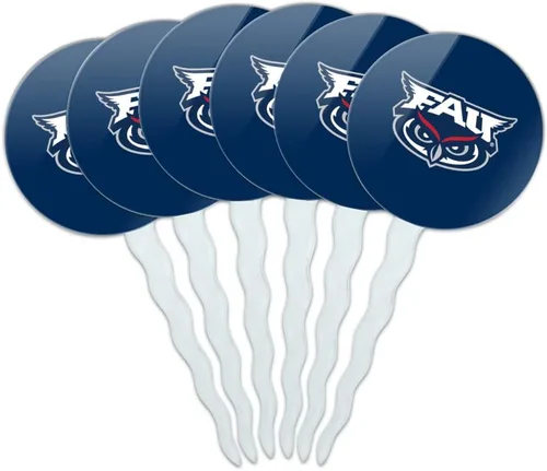 Vista 1150 de GRAPHICS & MORE Abilene Christian Primary Logo Cupcake Picks Toppers Decoración Set de 6 Universidad Cristiana de Abilene