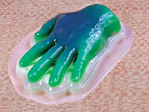 Vista 2 de Fun World Molde de gelatina de mano humana, estándar, multi, Varios