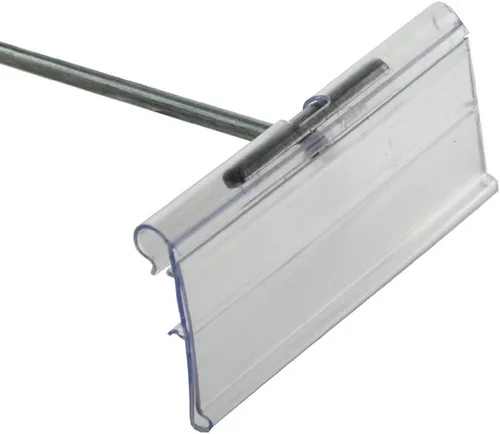 Azar 700841 - Soporte para etiquetas de escaneo abatible de 1.25 x 3 pulgadas, paquete de 50
