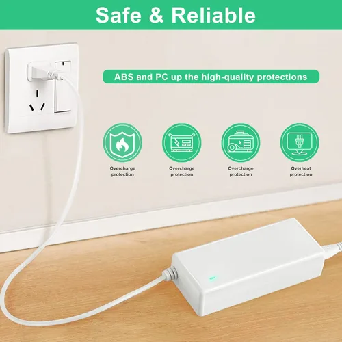 Vista 4 de LaWana Cable de repuesto de alimentación blanca compatible con Silhouette Cameo 5 4 3 2 1 SD Portrait Studio Herramienta de corte electrónico