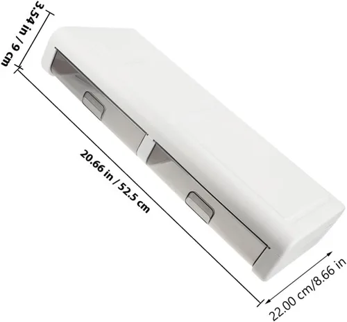 Vista 2 de Toddmomy Computer Monitor Shelf with Transparent Drawer Desktop Riser for Eye Health Compact Storage Organizer for Home and Office Use