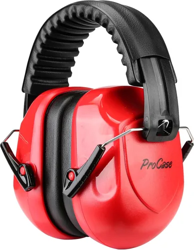 Vista 35 de ProCase - Orejeras con reducción de ruido, protección auditiva a prueba de sonido, auriculares con cancelación de ruido NRR 28dB para adultos, niños