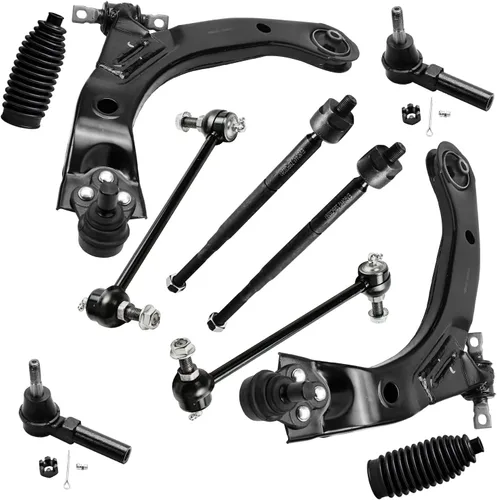 Vista 15 de Detroit Axle - Kit de suspensión delantera de 10 piezas para Ford Freestar Mercury Monterey 04-07, 2 brazos de control inferiores con rótula 4