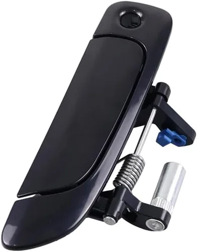 Vista 7 de Manija Exterior de Puerta Delantera y Trasera Negra Sin Pintar Compatible con Honda Civic 2001 2002 2003 2004 2005 (Delantera Izquierda)