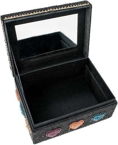 Vista 6 de Mary Frances Cajas de joyería con cuentas (Love All Around)