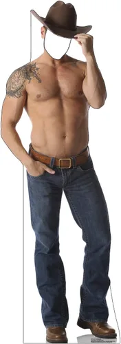 Vista 18 de Cardboard People Bucking Bronco - Soporte de cartón de tamaño real