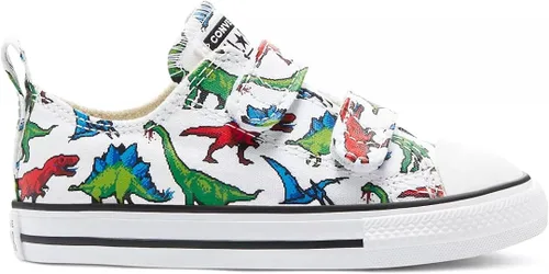 Vista 4 de Converse Chuck Taylor All Star 2v Tenis de cuero bajas para niños