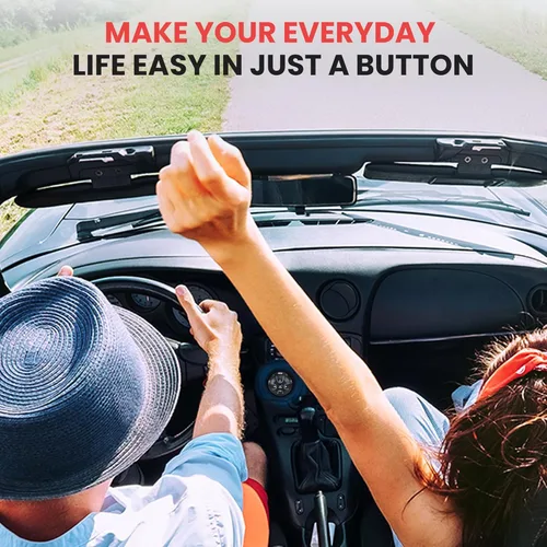 Vista 7 de Pyle Controlador de audio Bluetooth inalámbrico amplificado, botón multimedia Bluetooth de 300 vatios, receptor marino impermeable control remoto