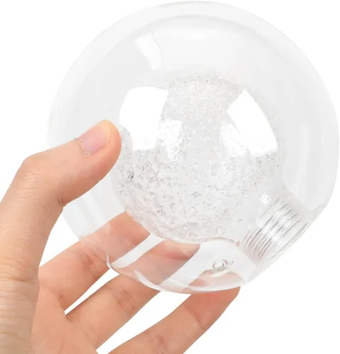 Vista 3 de OSALADI Pantalla de globo de vidrio soplado a mano con forma de esfera de vidrio soplado a mano, cubierta de lámpara redonda, reemplazo para lámpara
