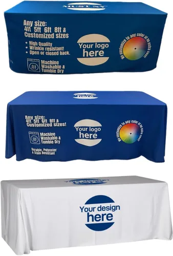 Mantel personalizado con logotipo, mesa de 6 pies para eventos de ferias, cumpleaños, bodas, ferias, mantel personalizado (6 pies, 30 x 72 x 30