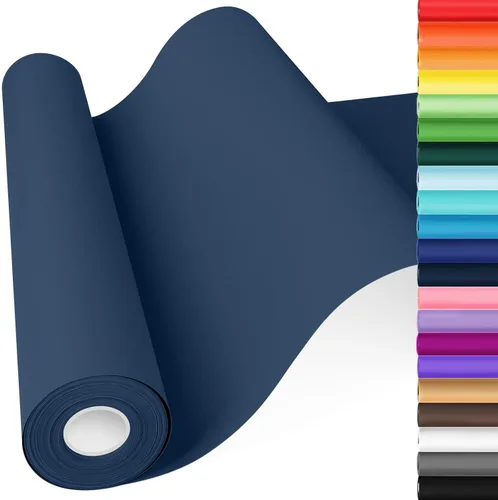 Vista 23 de Papel de regalo negro de 15 x 390 pulgadas, rollo de papel kraft para tablón de anuncios, papel de arte, caballete de póster, rollo de papel