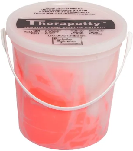 Vista 37 de CanDo 10-0920 TheraPutty - Masilla de ejercicio de mano estándar, Mediana, 1oz