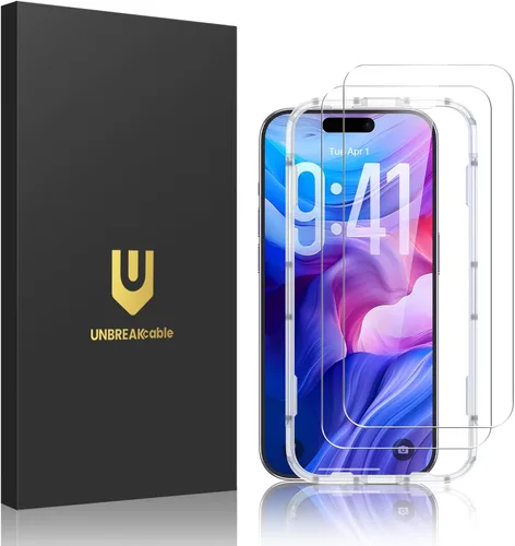 Vista 28 de UNBREAKcable Paquete de 2 protectores de pantalla para iPhone SE 2022 2020/8/7/6/6s, vidrio templado [marco de fácil instalación] [dureza 9H]