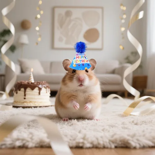 Vista 6 de Paquete de 6 mini sombreros de fiesta de cumpleaños para perros pequeños, cachorros, gatos, gatitos, conejo, niño, niña, accesorios de disfraz