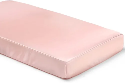Vista 13 de SiinvdaBZX 2 piezas de sábanas de cuna satinadas para cabello de bebé, sábanas ajustadas de cuna sedosas y suaves para colchón de cuna de reloj