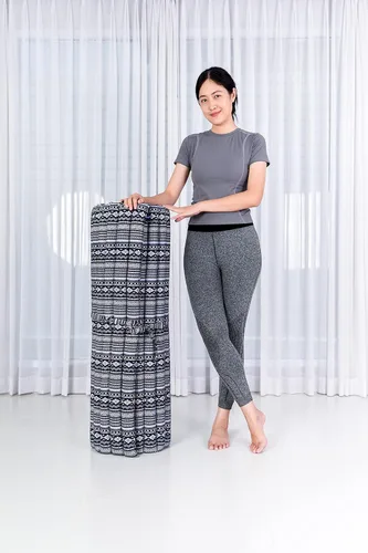 Vista 41 de Leewadee colchón tailandés enrollable para cama de invitados, tapete de yoga, para masaje tailandés, ecológico, orgánico y natural.