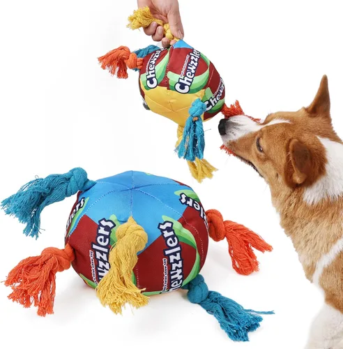 HDKUW Juguetes chirriantes para perros pequeños, juguetes masticables para masticadores agresivos, indestructibles, resistentes, duraderos,