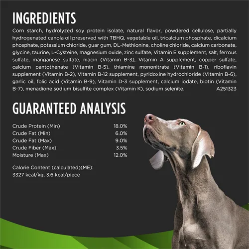 Vista 5 de Purina Pro Plan Veterinary Diets Gentle Snackers Hydrolyzed Plus Golosinas Bajas en Grasa para Perros - Bolsa de 8 oz