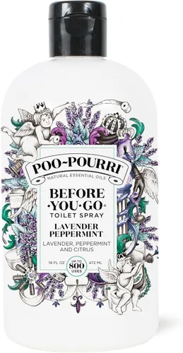 Vista 6 de Poo-Pourri Before-You-Go - Espray para inodoro, tamaño de viaje, 10 ml - Lavanda, menta y cítricos