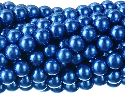 Vista 9 de RUBYCA 200 piezas de cuentas redondas de cristal checo satinado brillante pequeñas para hacer joyería 10mm Amatista Púrpura