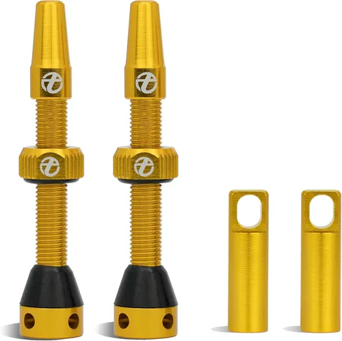 Vista 13 de Thinvik Presta - Vástago de válvula sin cámara de 44/48/65/70/3.346 in, kit de vástago de válvula sin cámara Presta de aleación súper ligera