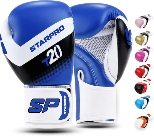 Vista 15 de Starpro Boxing Gloves with Wrist Support & Protection Sparring Training Bag Gloves for Men & Women 8oz 10oz 12oz 14oz 16oz