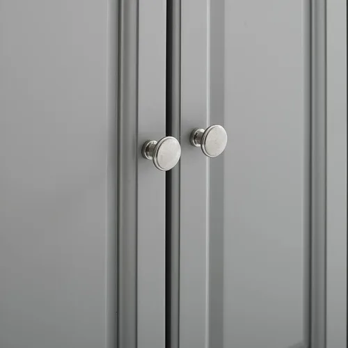 Vista 101 de Crosley Furniture isla de cocina con ruedas, Madera, Blanco