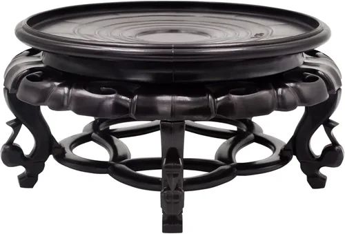 Vista 8 de fengshuisale Oriental Furniture - Soporte para pecera, base de jarrón estable para decoración del hogar (10.2 pulgadas)