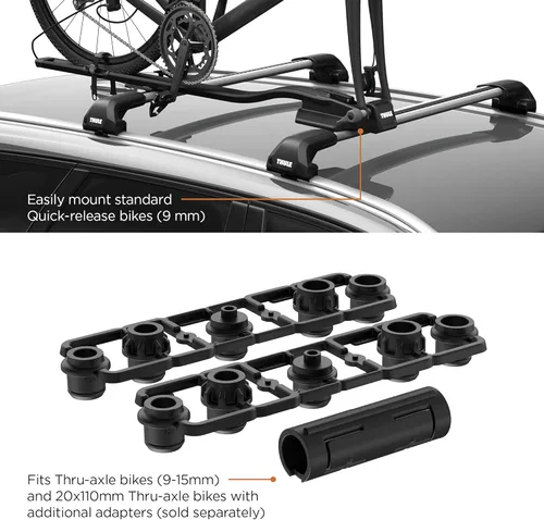 Vista 9 de Thule FastRide - Portabicicletas montado en el techo