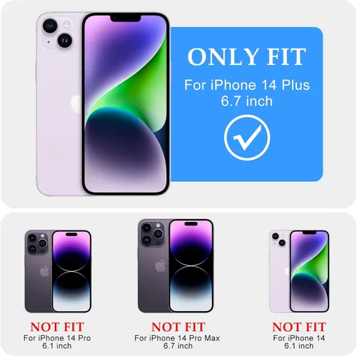 Vista 2 de Pepmune - Funda para iPhone con marco ondulado y estructura rígida, translúcido, cubierta clara para mujeres y hombres, compatible con Magsafe