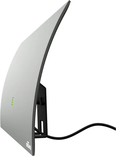 Vista 14 de Mohu Leaf Stitch Amplified - Antena de TV plana para interiores, alcance de 60 millas, amplificador Jolt Switch Amp, UHF VHF, multidireccional, 4K