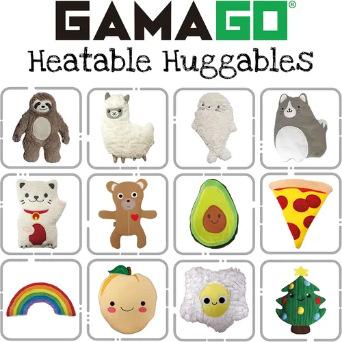 Vista 5 de GAMAGO Almohadilla térmica y almohada abrazable para tostadas, almohadilla térmica para microondas para calambres, dolores y alivio de la ansiedad